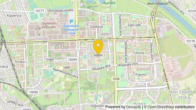 Poloha: Sopot, Grad Zagreb - Komerčné