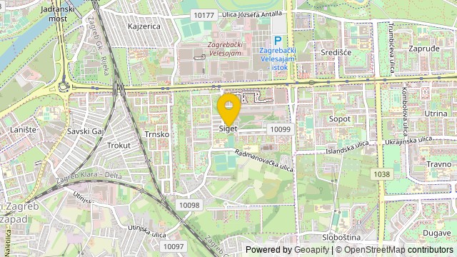Ort: Siget, Grad Zagreb - Apartment