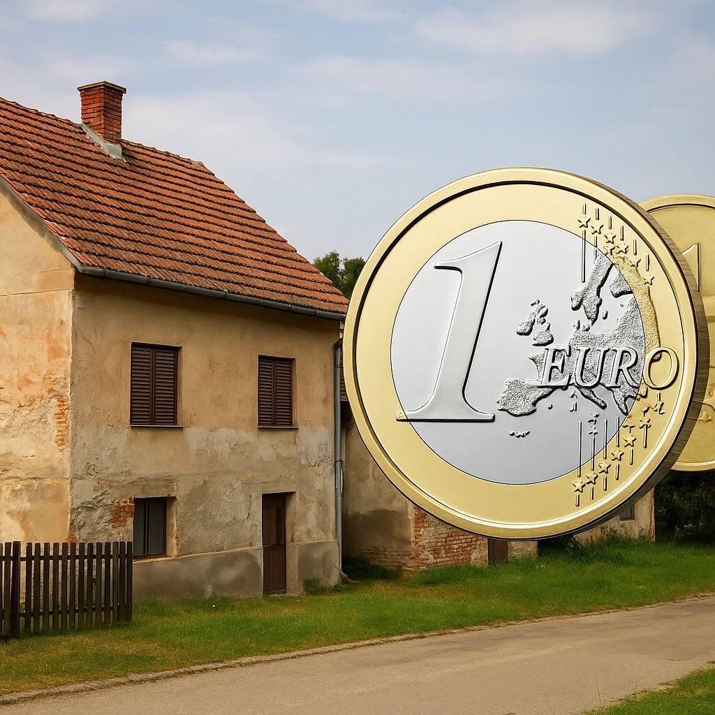 Domy v Chorvatsku na prodej za 1 kunu