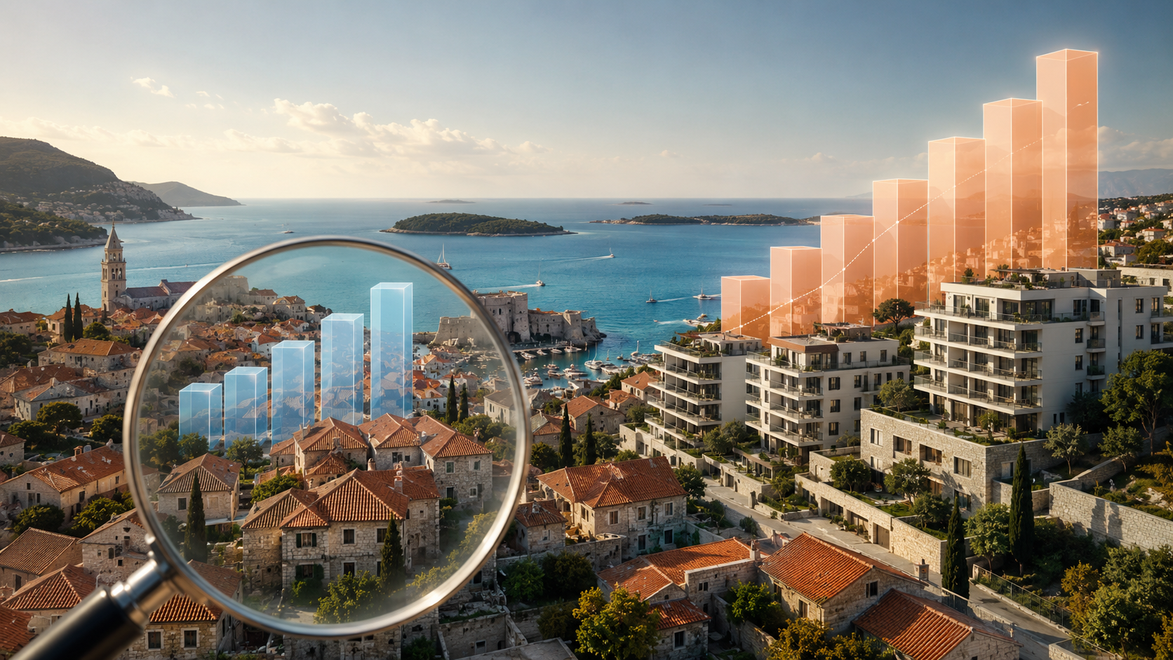 Properties in Croatia are advertised 44% above official statistics. Where does the difference go?